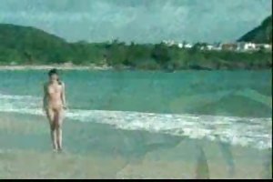 शू क्यूई नग्न समुद्र तट पर देखो, पोर्न,