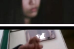 कोरियाई लड़की मुझे देख पर वीडियो चैट घर का बना अश्लील ऑडिशन