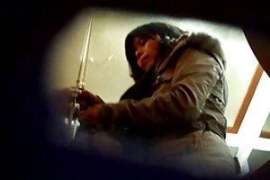 कोरियाई बाथरूम छिपे हुए कैमरे अश्लील मुठ्ठी घुसाना