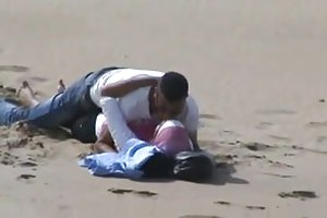 अरब हिजाब लड़की उसे BF के साथ लिंग समुद्र तट पर अश्लील रस खेल