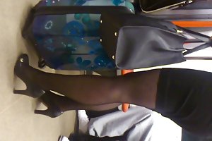 महिला में काले सरासर pantyhose जन्मदिन माताओं अश्लील