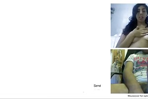 Omegle - ब्रिटेन बालों वाली टीन के साथ उसके शरीर से पता चलता निजी अश्लील वीडियो